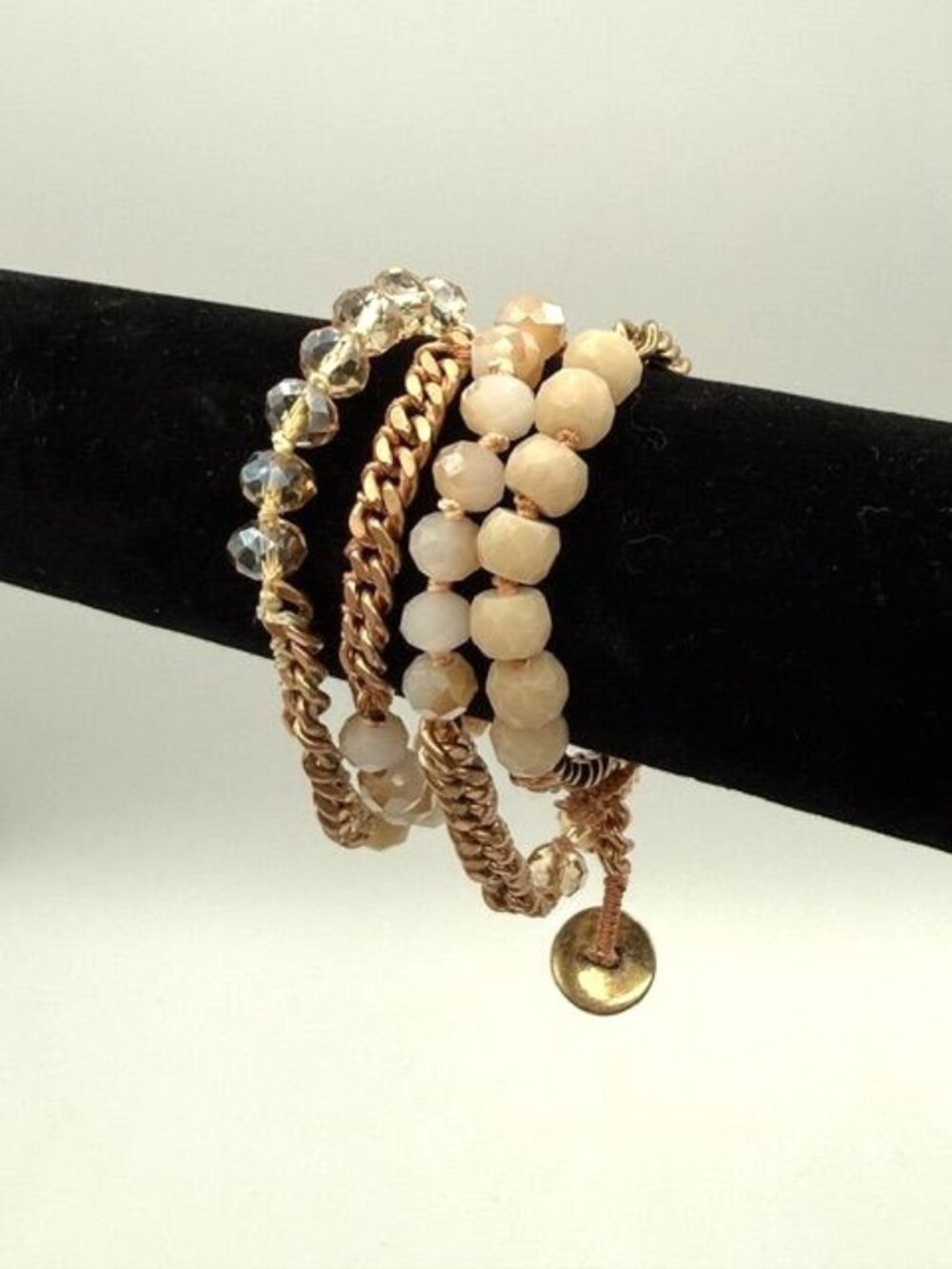 Chloe + Isabel Gemstones Chain Clear Crystals Wrap Bracelet or Necklace
